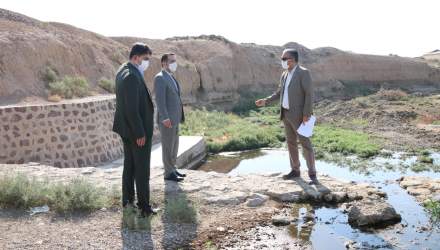گزارش تصویری: بازدید میدانی مسعود شفیعی از طرح‌های ساماندهی شده رودخانه‌های محدوده فرودگاه امام خمینی (ره)