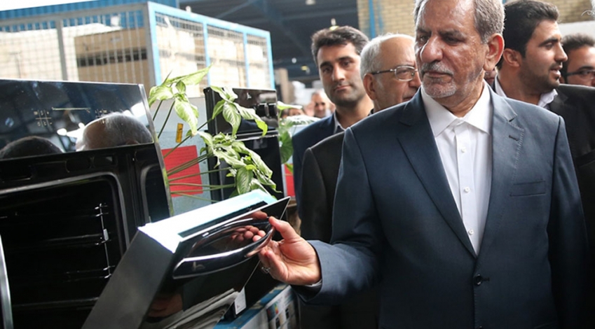بازدید جهانگیری از صنایع جنوب غرب تهران 