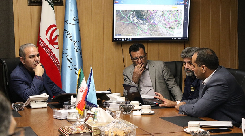 جلسات هم اندیشی فرماندار و مدیران قدس با رئیس سازمان مدیریت تهران