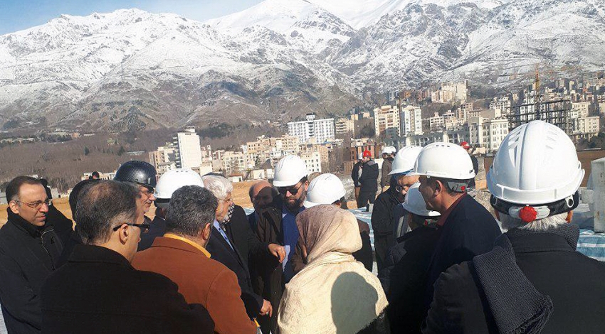 بازدید ترکی و نمایندگان تهران از پروژه بیمارستانی شهدای تجریش