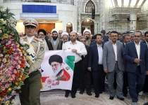 عکس| تجدیدمیثاق مدیران استان تهران با آرمانهای بنیانگذار انقلاب اسلامی