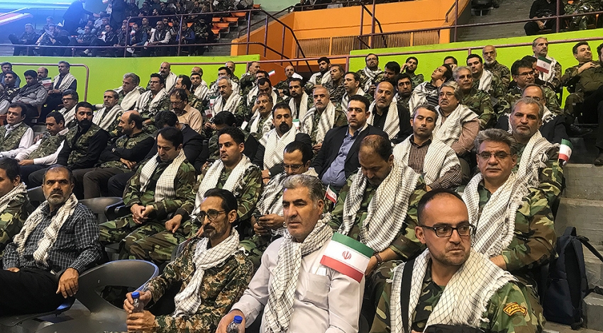 عکس|شرکت بسیجیان سازمان مدیریت تهران در اجتماع بزرگ گردان بیت المقدس