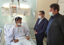 مسعود شفیعی از محیط بان مصدوم تهرانی عیادت کرد