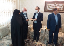 دیدار مسعود شفیعی با خانواده معظم شهید زمانی نیا 