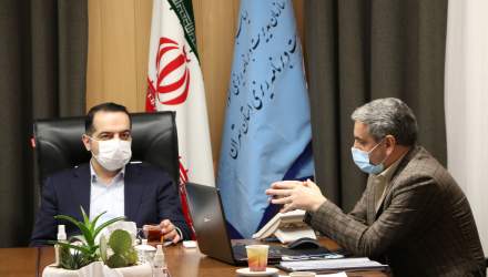 گزارش تصویری: جلسه مسعود شفیعی با مدیران شرکت آب منطقه‌ای تهران