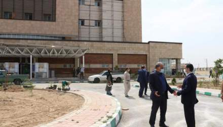 گزارش تصویری: بازدید شفیعی از بیمارستان در حال احداث ملارد  