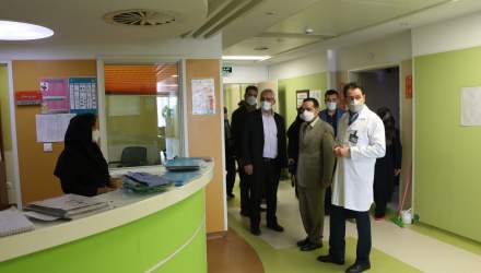 گزارش تصویری: بازدید رئیس سازمان مدیریت از مجتمع بیمارستانی یاس