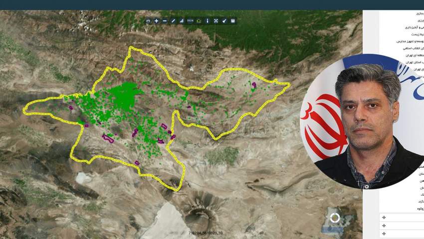 اتصال ۲۶ دستگاه اجرایی استان تهران به ژئوپرتال داده مکانی